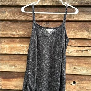 Garnet hill maxi dress linen